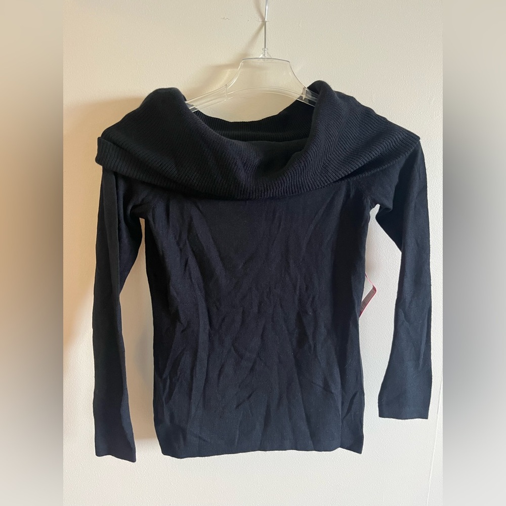 Lilly Pulitzer Black Cowl Neck Christin Sweater